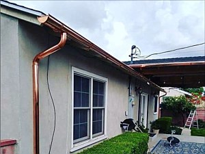 Copper Half Round Installation